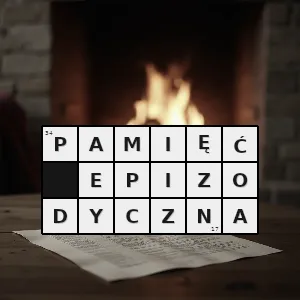 Rozwiązanie krzyżówki: pamięć odpowiedzialna za przechowywanie zdarzeń z przeszłości wraz z ich kontekstem - pamięć epizodyczna | hasła, synonimy i podpowiedzi Hasło krzyżówkowe pamięć odpowiedzialna za przechowywanie zdarzeń z przeszłości wraz z ich kontekstem - pamięć epizodyczna – rozwiązanie, synonimy, podpowiedzi i definicje krzyżówkowe